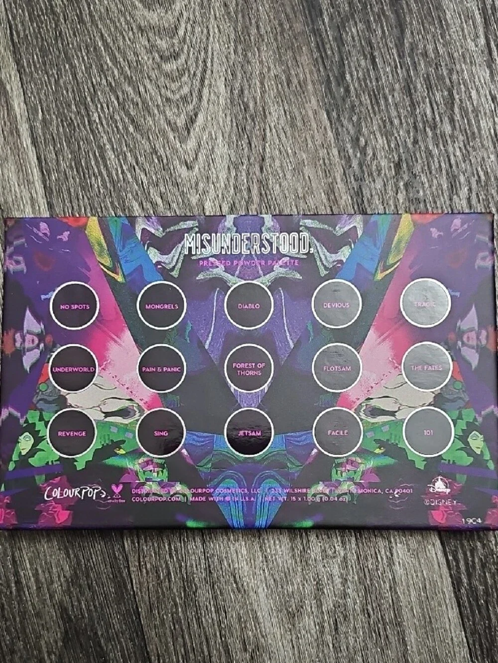 Colourpop Misunderstood ~ Villains Palette